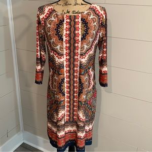 Hagan I Stretch Boho Print Dress - Medium